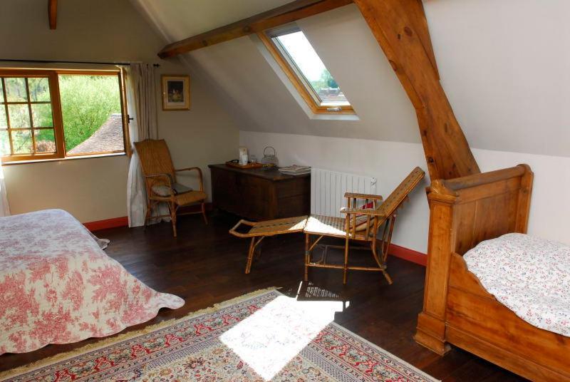 Chambres D'Hotes La Levriere Saint-Denis-le-Ferment Chambre photo